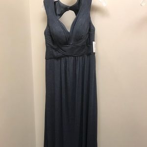 Glittering grey formal dress
